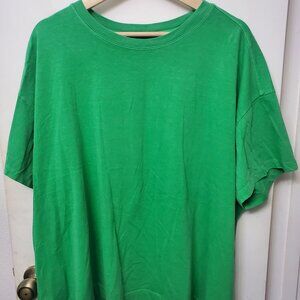 Old Navy Short Sleeve Basic T-Shirt Green Women's Size 2X